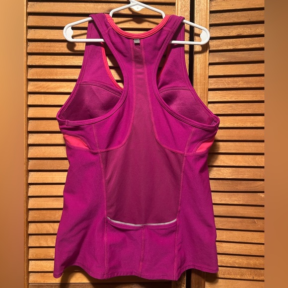 Nike Dri-Fit Raspberry & Pink Racerback Workout Top - Picture 2 of 16